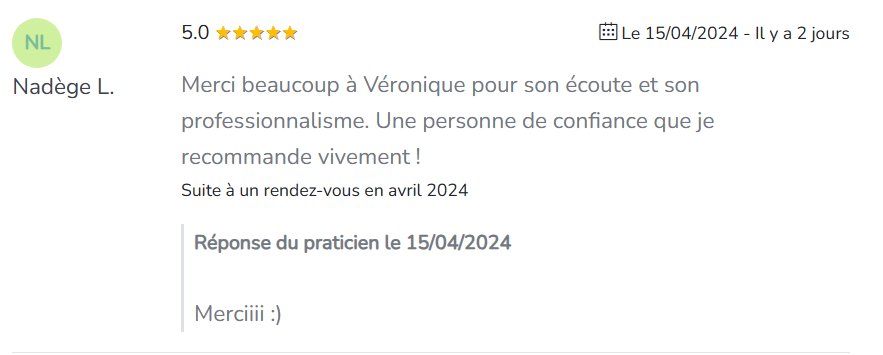 Avis de Nadège L. sur Escale Hypnose de Véronique Valy